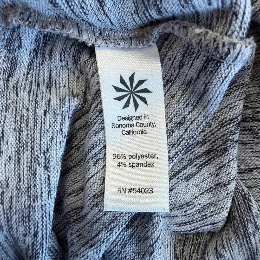 Athleta Downplay Gray Heathered Drawstring Skirt Womens Small‎
